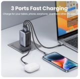 מטען קיר טעינה מהירה UGREEN 65W GaN